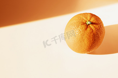 橙色水果的特写