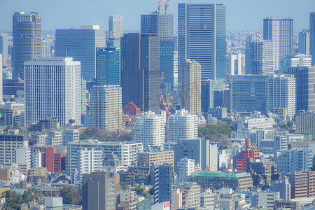 从东京市眺望惠比寿花园广场