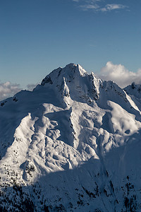 加拿大山风景。