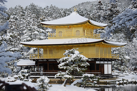 金阁寺雪