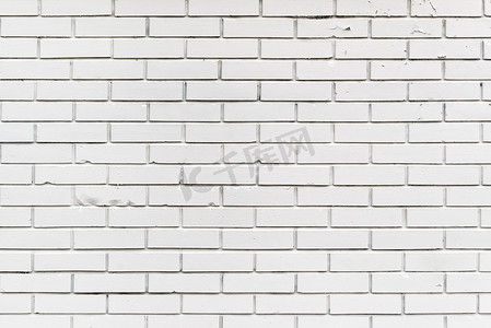 白色砖墙图案纹理