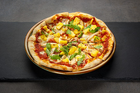 披萨diy摄影照片_披萨菜单。