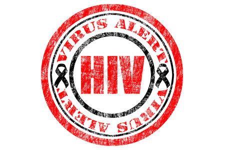 HIV、艾滋病病毒警报概念