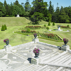 威尔特郡摄影照片_鲍尔斯考特花园，威克洛郡，爱尔兰