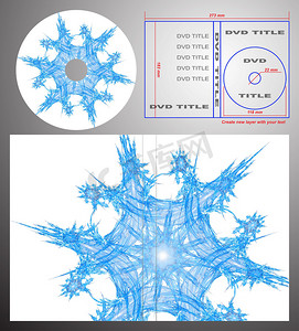 电脑壁纸摄影照片_DVD 标签和盒盖的抽象设计模板。