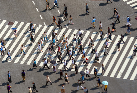 涩谷十字路口俯视图