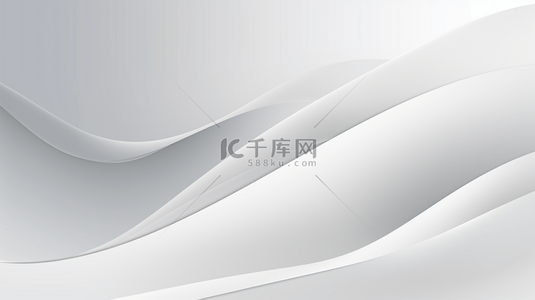 白色商务简约质感背景图片_简单的白色背景，轻柔的线条用浅色呈现