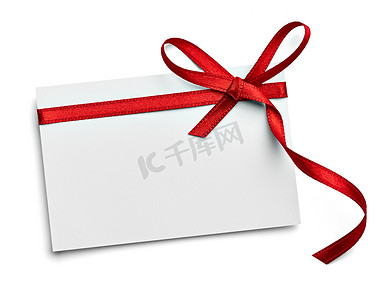 丝带蝴蝶结卡便条纸标签礼物节日标签标志派对生日圣诞节庆祝问候