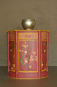 中式木制梳妆台