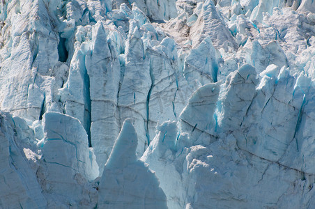 冰川的微距拍摄