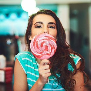 我是一个喜欢糖果的女孩。