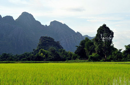 老挝万荣美丽的风景