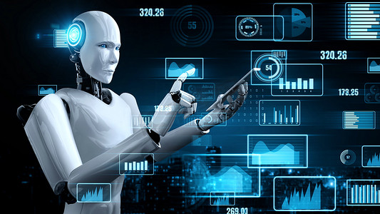 AI机器人人形机器人控制的未来金融技术利用机器学习