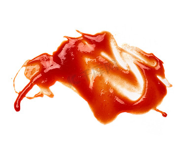 斑点红色摄影照片_番茄酱污点斑点食物滴番茄酱事故液体飞溅脏斑点红色