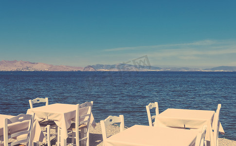 海边餐厅，地中海度假
