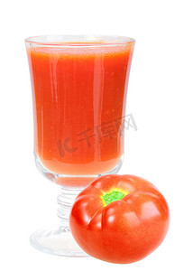 单杯红番茄汁