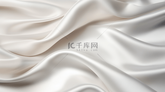光滑背景图片_白色豪华布料丝绸材质背景