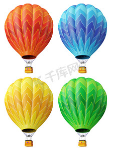 4 件套彩色气球