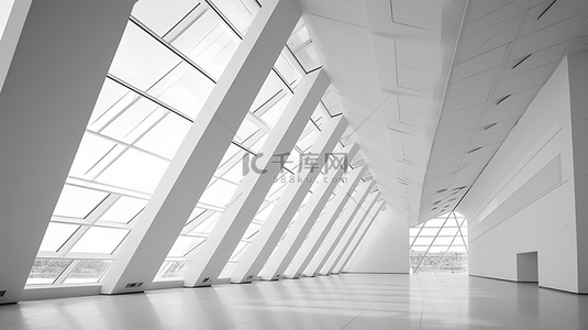 建筑天花板的艺术与设计——现代曲线图案