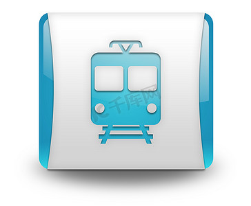 公共交通摄影照片_图标/按钮/象形图“火车/公共交通”