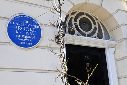 最后摄影照片_查尔斯·维纳·布鲁克在伦敦的蓝色牌匾