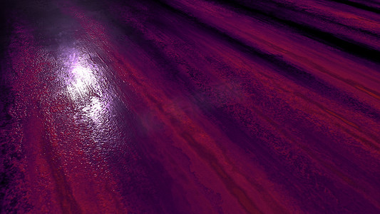 深色背景 3D 渲染上的赛博朋克抽象五彩颜料。