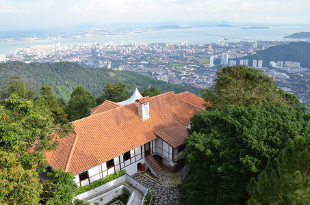 马来西亚槟城槟城山顶的豪华别墅
