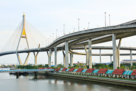 普密蓬大桥，曼谷，泰国