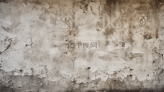 墙裂开背景图片_破旧的白色自然水泥或石材老纹理，作为复古图案墙的背景。