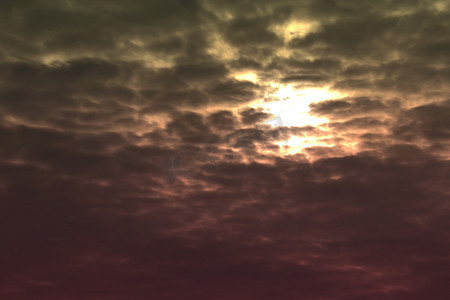 抽象的夜间云景观