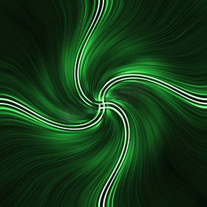 黑色和绿色的抽象图案