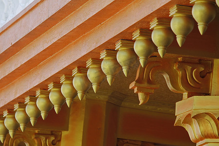 Shrinath Mhaskoba 寺庙的装饰部分，科迪特，萨斯瓦德，玛哈