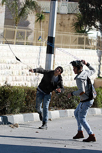 以色列巴勒斯坦摄影照片_巴勒斯坦 - 以色列 - 冲突 - 西岸