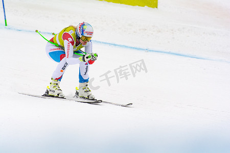2019 年 3 月 12 日，国际雪联高山滑雪世界杯决赛在安道尔索尔德埃尔塔特举行，滑雪世界决赛女子速降赛。