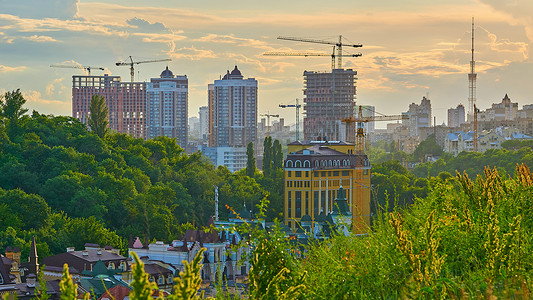 乌克兰基辅 Podol 地理位置优越的新建筑和施工