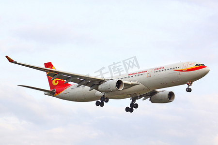 海南洒金摄影照片_海南航空 空客 A330