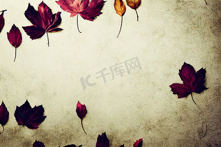 水彩花卉框架摄影照片_秋季水彩插图手绘向日葵、南瓜和树枝