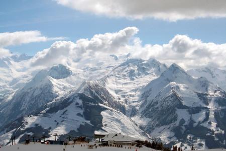 美丽的瑞士阿尔卑斯山风景