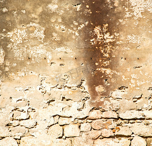 砖摄影照片_非洲摩洛哥的纹理墙旧砖建筑混凝土