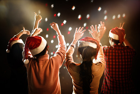 圣诞节和新年聚会庆祝活动。