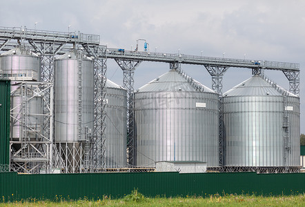 农产品加工的现代大型粮仓农产品筒仓电梯