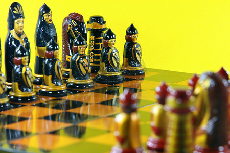 黄色的国际象棋