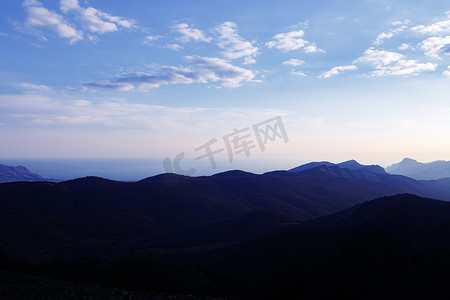 太阳落山的风景