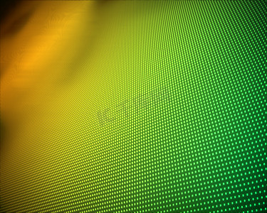 球形脉络摄影照片_多个绿色和黄色点的背景