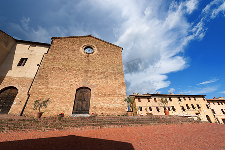 圣阿戈斯蒂诺教堂-意大利圣吉米尼亚诺