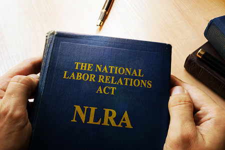 劳动关系摄影照片_国家劳动关系法 (NLRA) 概念。