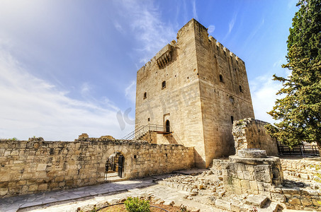 科洛西中世纪城堡，利马索尔，塞浦路斯