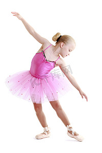 可爱芭蕾摄影照片_年轻的芭蕾舞演员