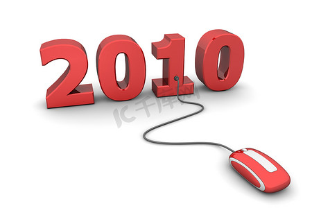浏览闪亮的红色新年 2010 - 红老鼠