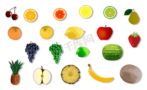 水果图标集合
